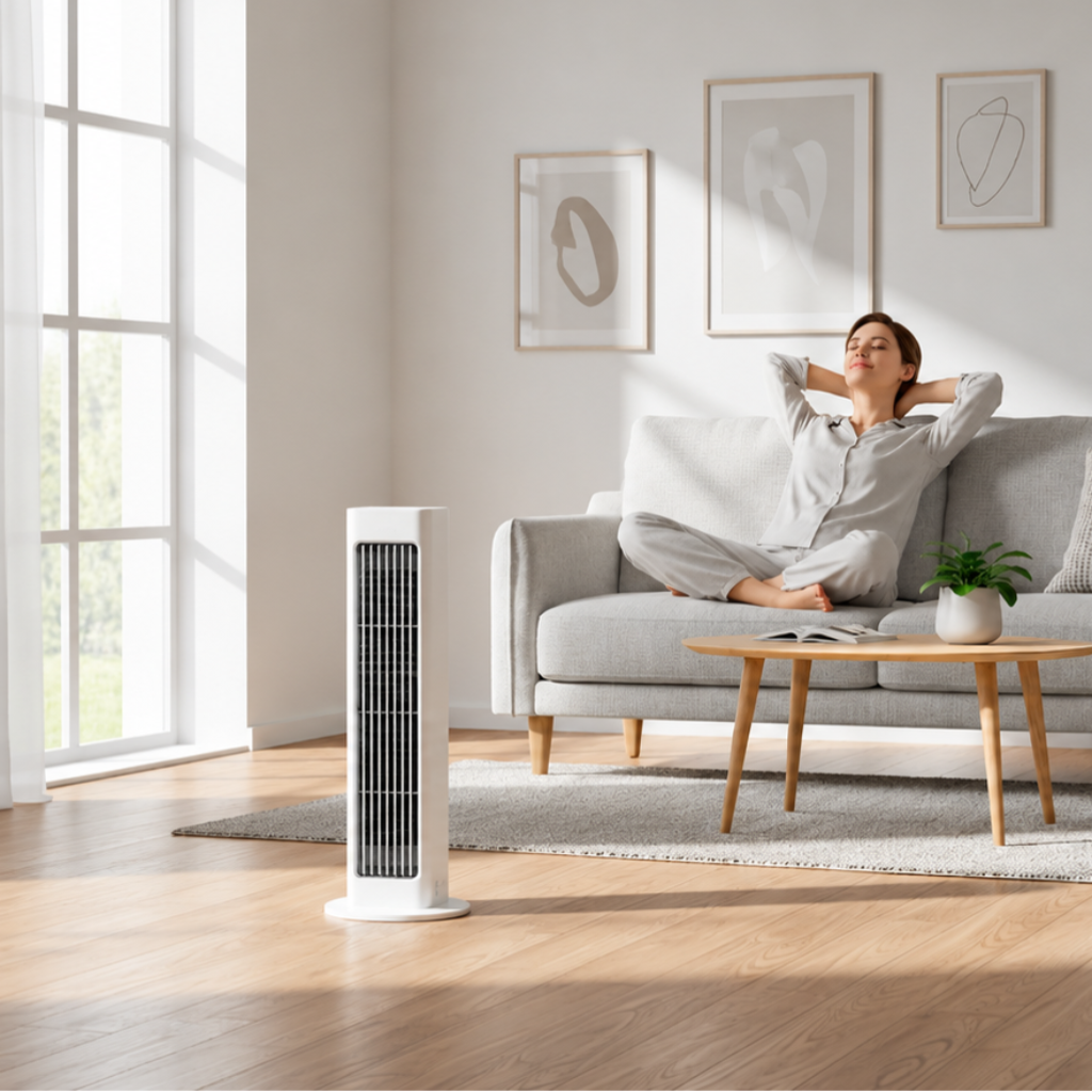 Ventilador portátil, ventilador de torre, ventilador de refrigeración oscilante