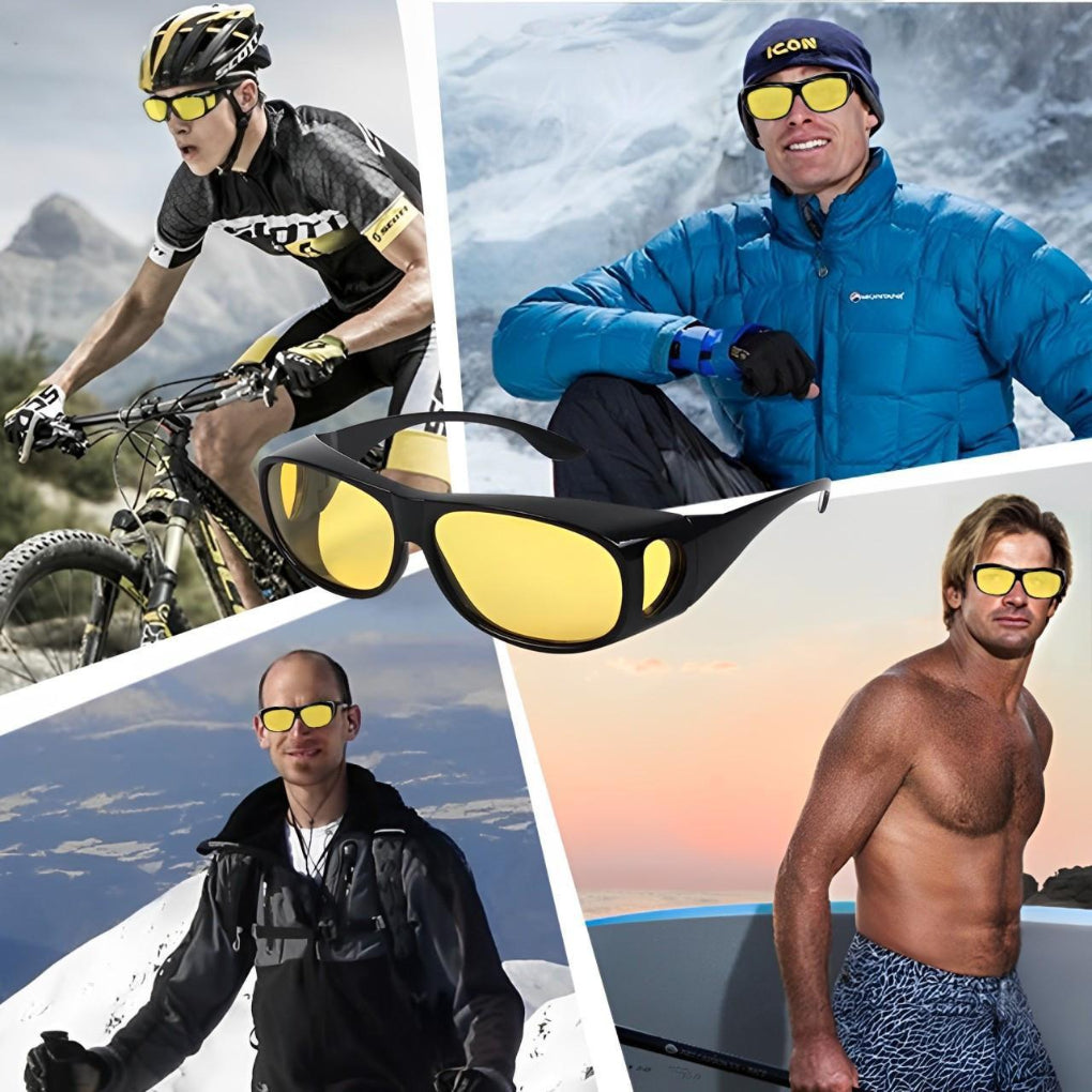 Gafas para conducir de noche con lentes laterales VierraSol