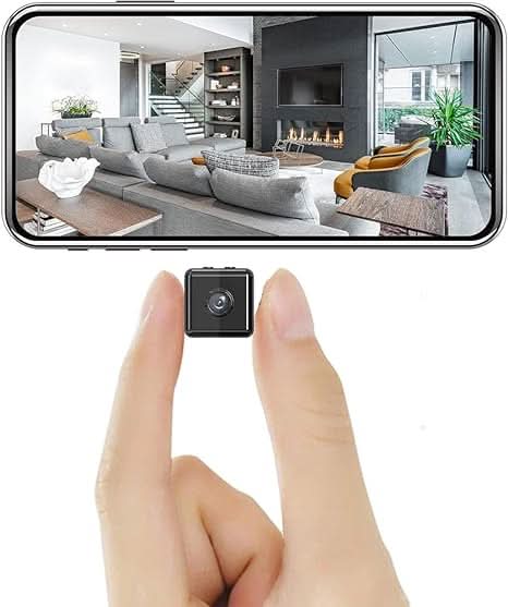 Mini cámara de seguridad 1080P con detección de movimiento y control por aplicación
