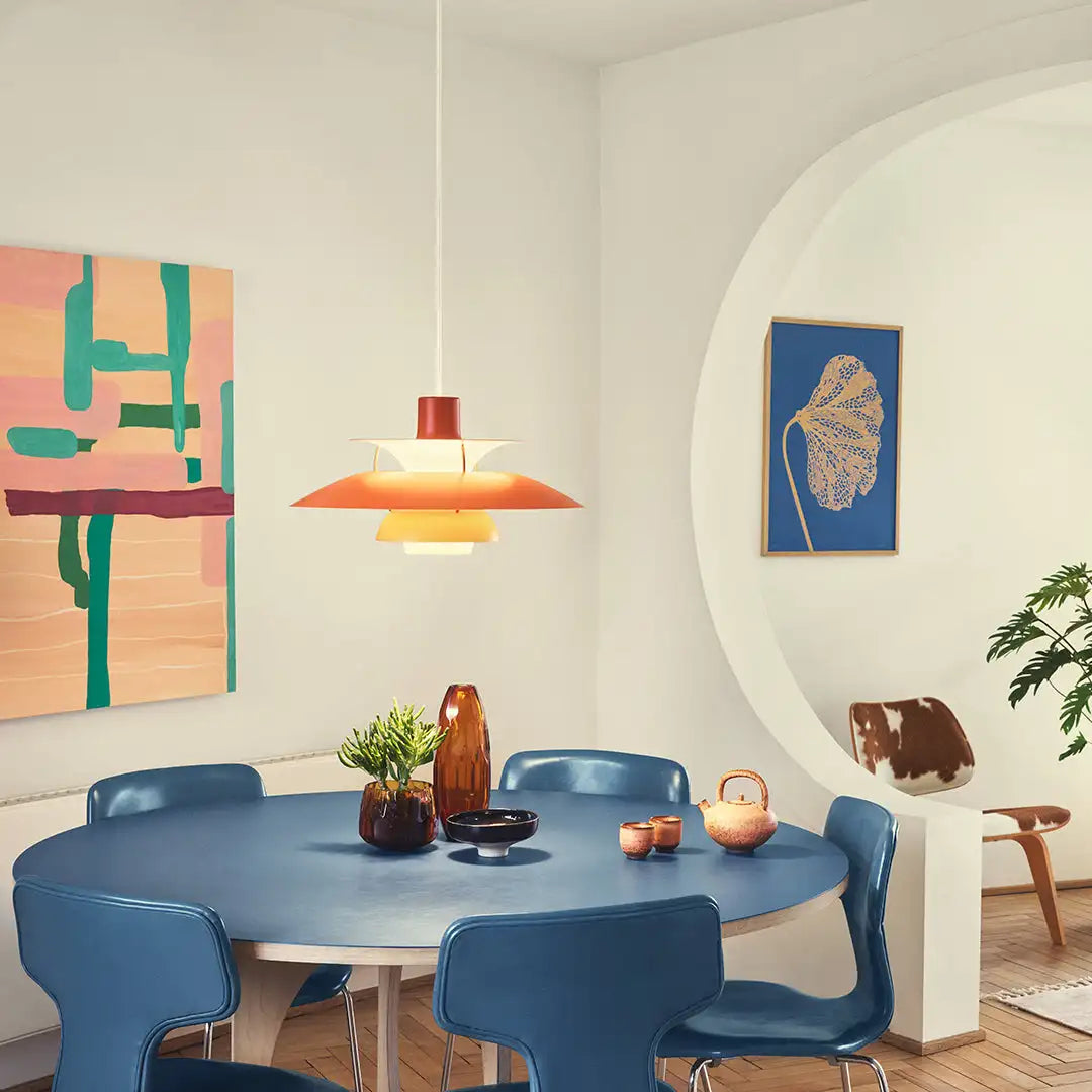 Lámpara de techo LED redonda moderna – Regulable y duradera – Iluminación elegante para sala de estar, comedor y oficina