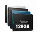 Disco duro externo SSD portátil de 128 GB, compacto, rápido y de la mejor calidad.