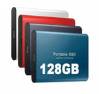 Disco duro externo SSD portátil de 128 GB, compacto, rápido y de la mejor calidad.