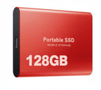 Disco duro SSD portátil de 128 GB, almacenamiento externo compacto, rápido y de la mejor calidad.