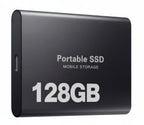 Disco duro SSD portátil de 128 GB, almacenamiento externo compacto, rápido y de la mejor calidad.