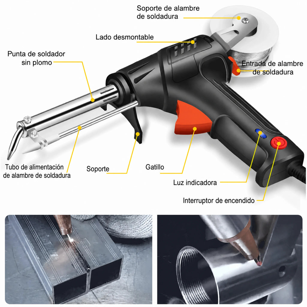 WeldMaster Pro – Soldadura precisa con una sola mano