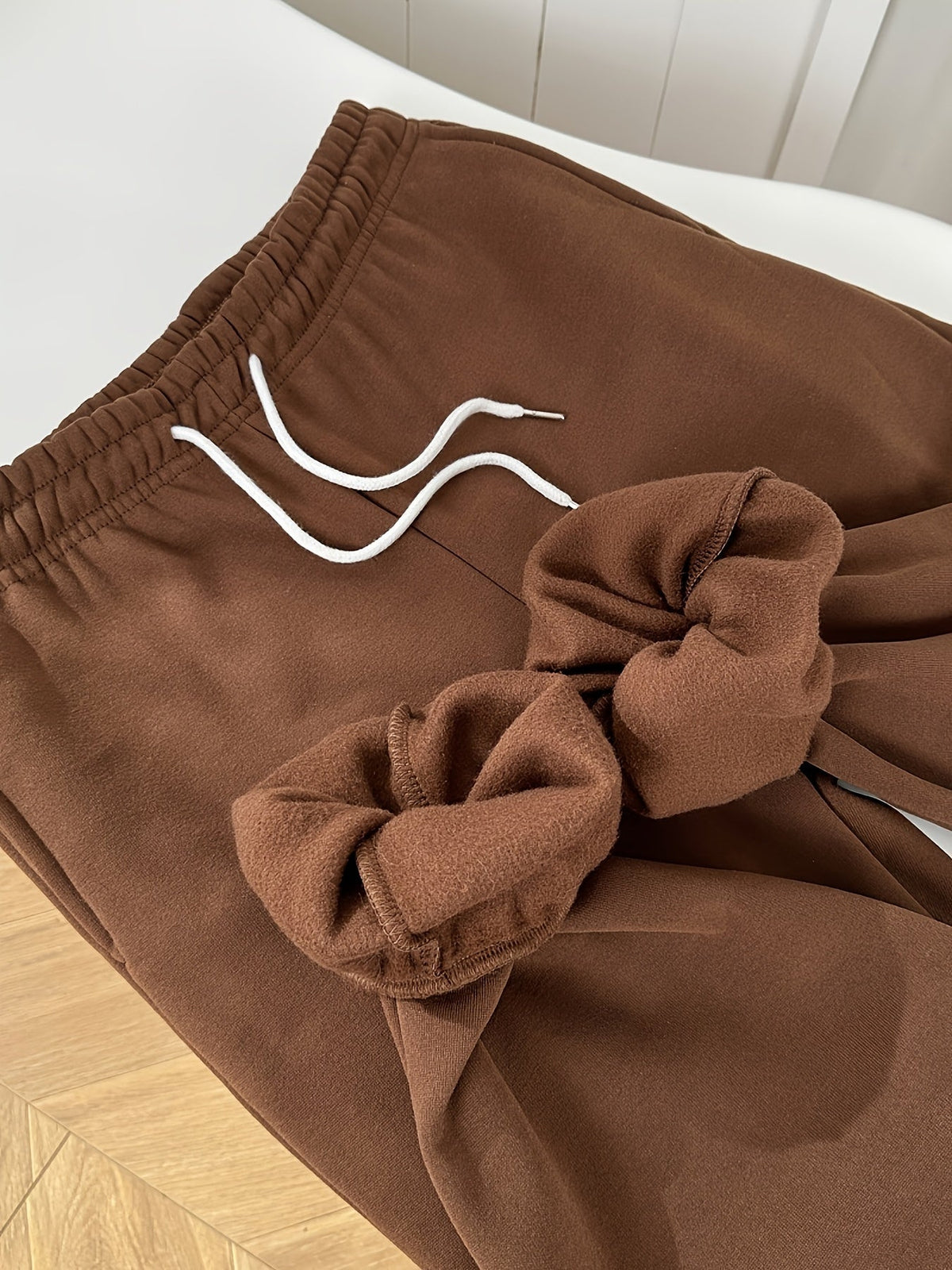 Chándal cómodo de dos piezas con bloques de color para mujer