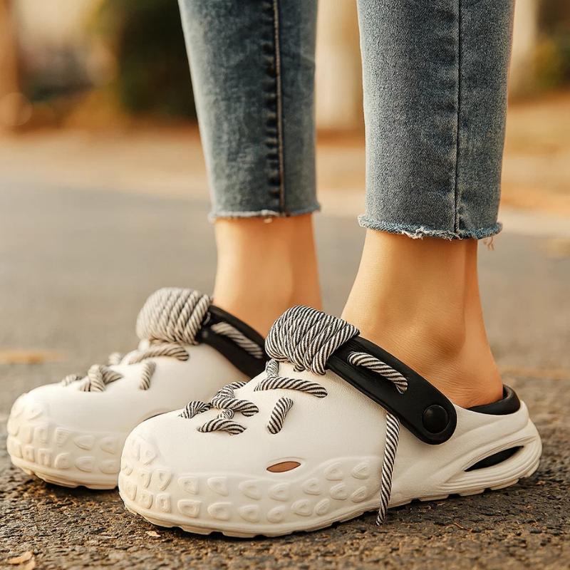 Zuecos Echo con cordones para mujer - Comodidad y estilo personalizables