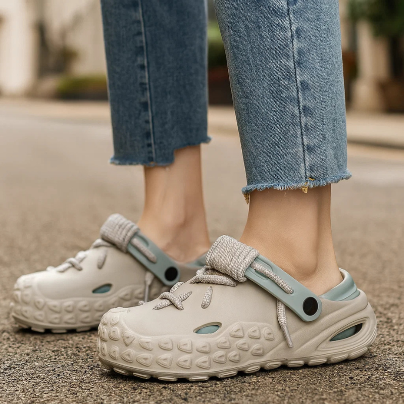 Zuecos Echo con cordones para mujer - Comodidad y estilo personalizables