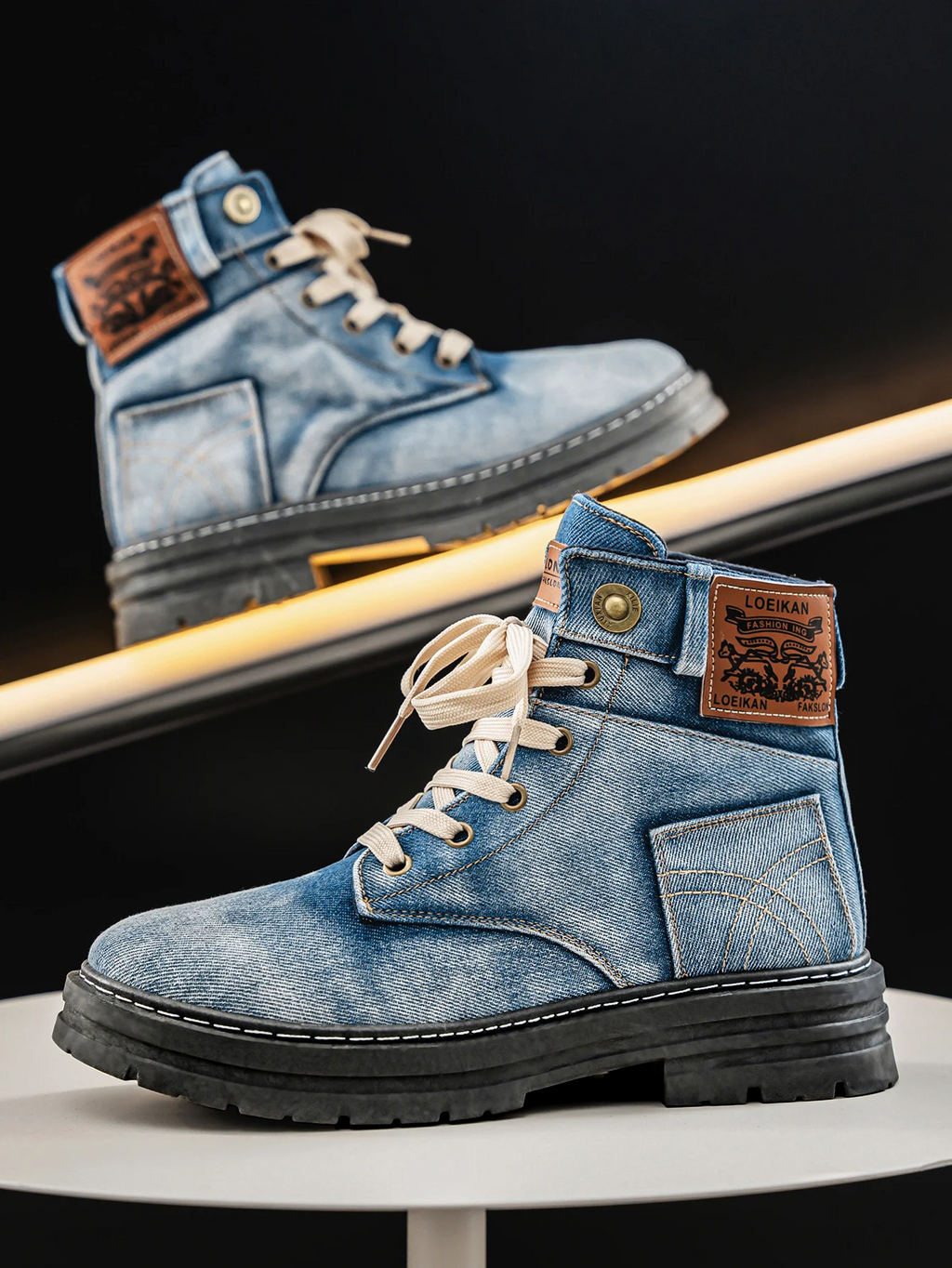 Botas altas de trabajo para mujer con suela antideslizante
