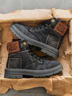 Botas altas de trabajo para mujer con suela antideslizante