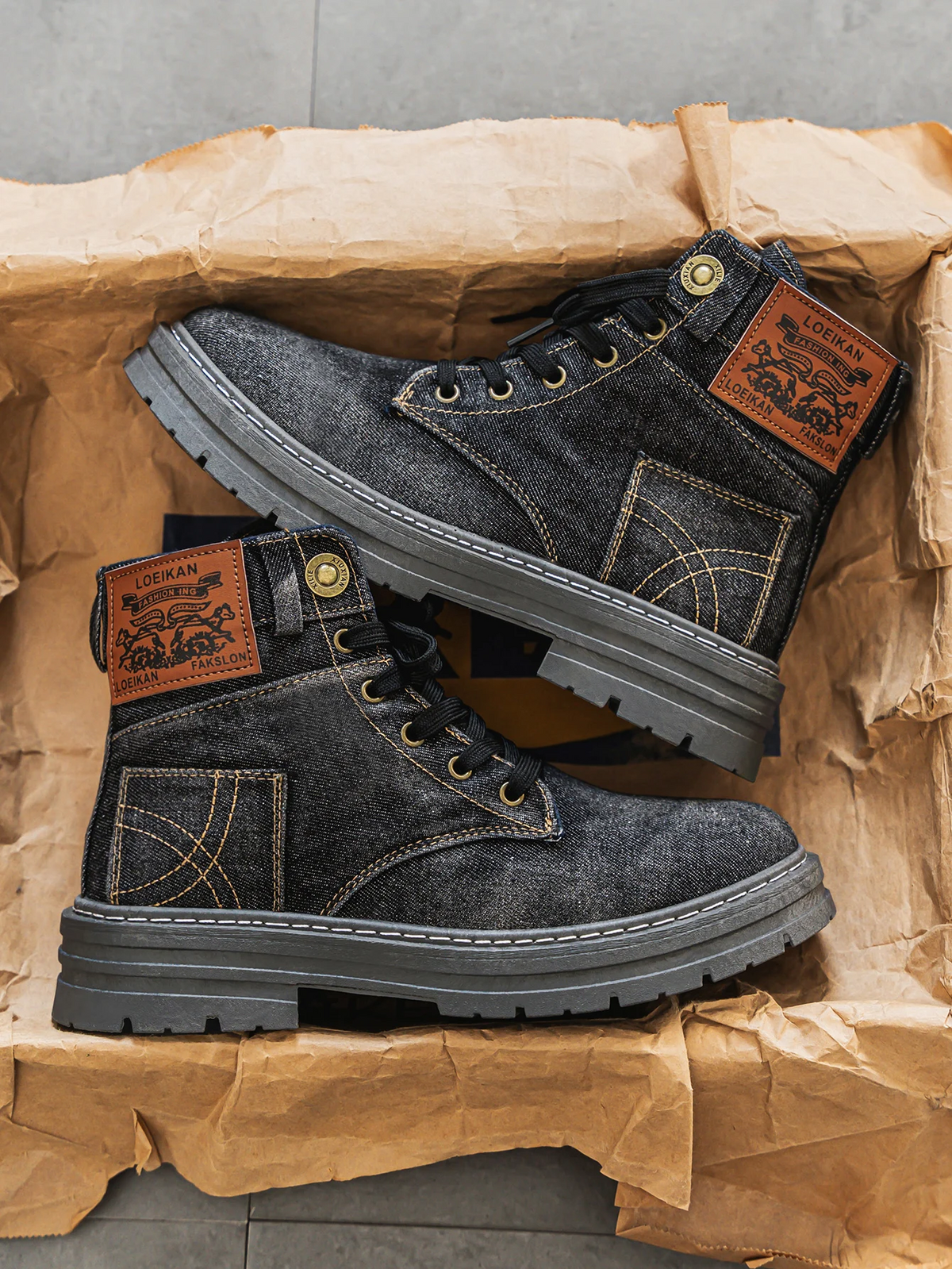 Botas altas de trabajo para mujer con suela antideslizante