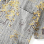Conjunto de pijama kimono para mujer - Ropa de estar por casa con estampado artístico de acuarela