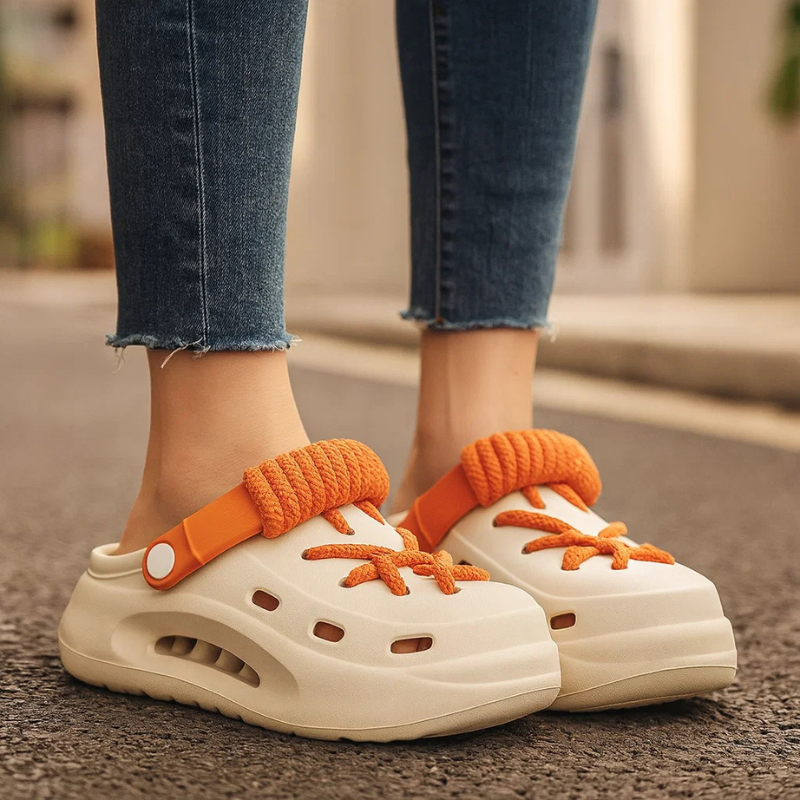 Zuecos Orbit con cordones para mujer - Cómodos y elegantes