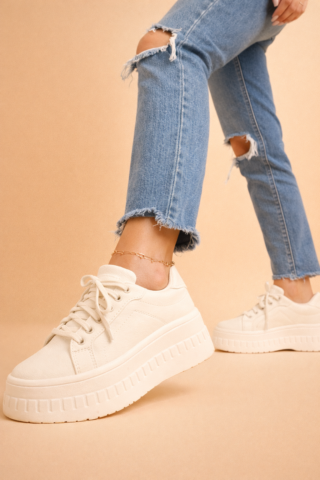 Zapatillas de plataforma para mujer con suela acolchada