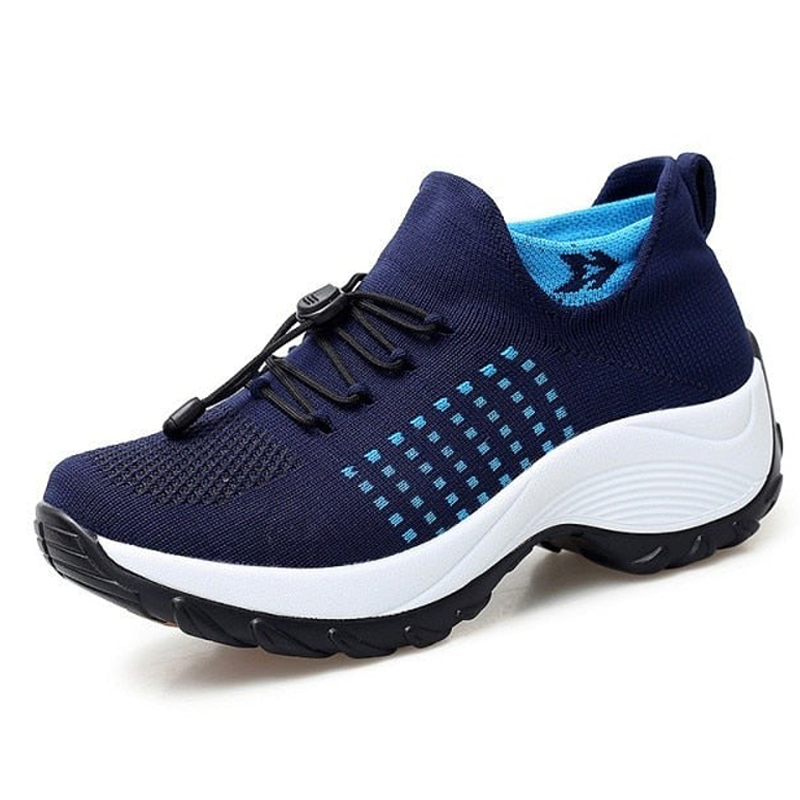 Zapatillas deportivas cómodas y con buen soporte para mujer, ideales para usar todo el día.