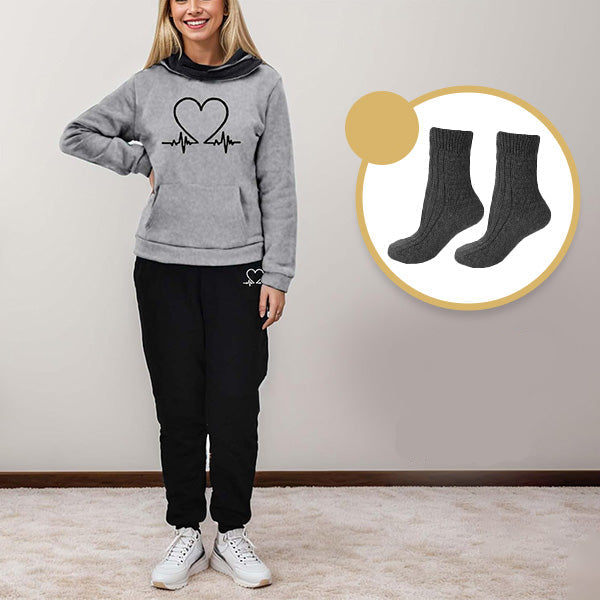 Chándal de dos piezas cómodo para mujer para una máxima comodidad
