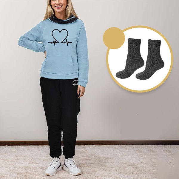 Chándal de dos piezas cómodo para mujer para una máxima comodidad