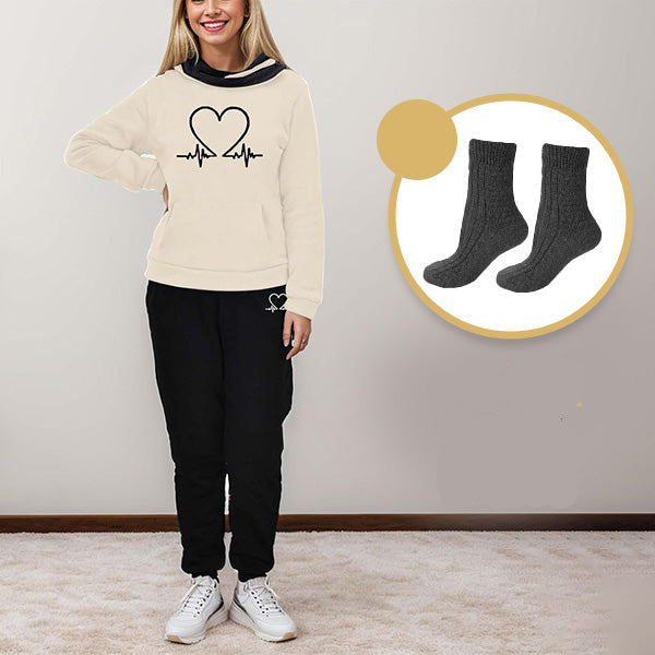 Chándal de dos piezas cómodo para mujer para una máxima comodidad