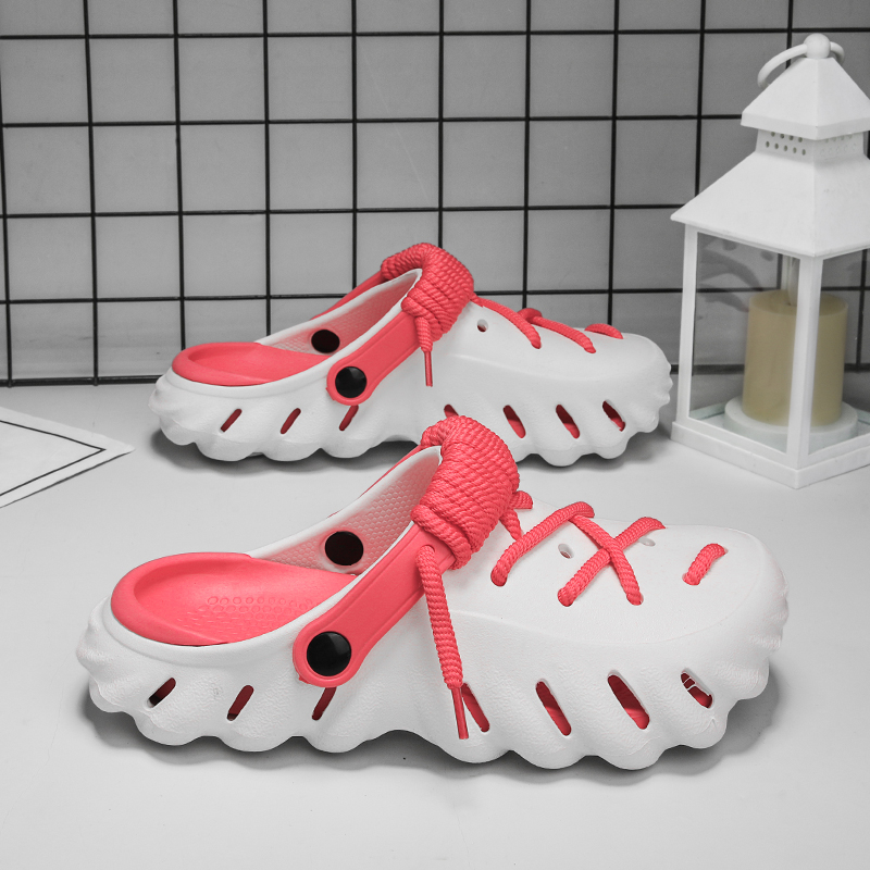 Zuecos Wayfarer con cordones para mujer: comodidad y estilo para todos los días.