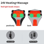 Almohadilla térmica menstrual para mujeres para aliviar los cólicos con envoltura abdominal y lumbar eléctrica portátil.