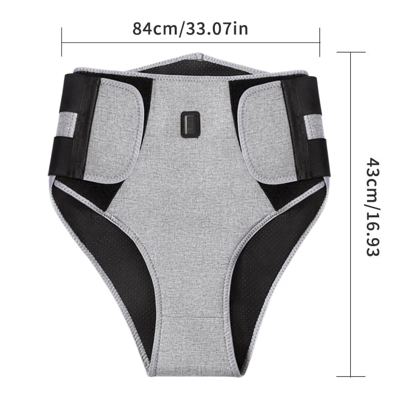 Almohadilla térmica menstrual para mujeres para aliviar los cólicos con envoltura abdominal y lumbar eléctrica portátil.