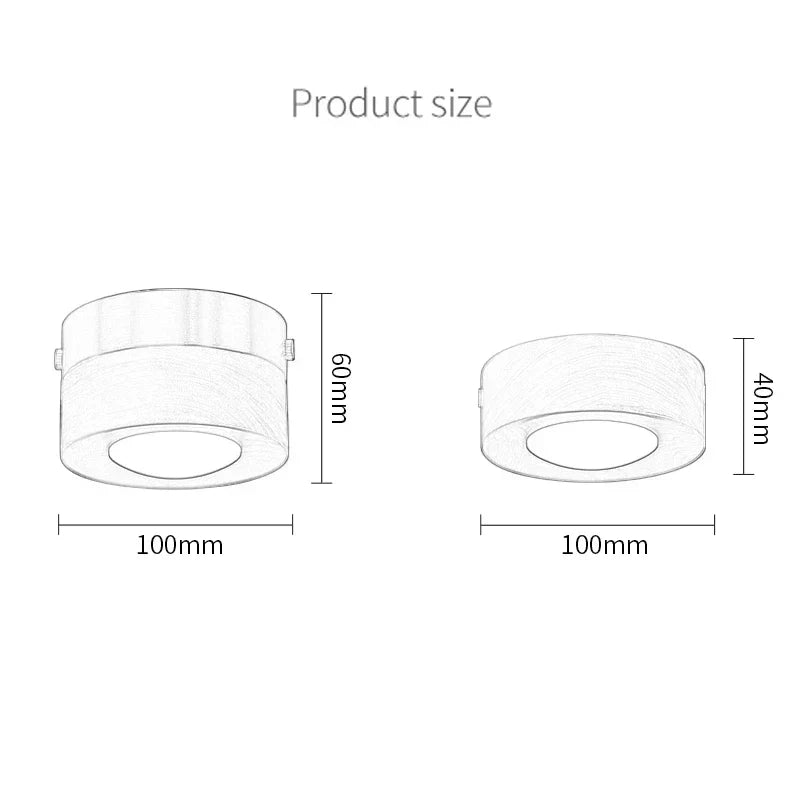 Lámpara de techo LED de madera con acabado en nogal y diseño redondo minimalista