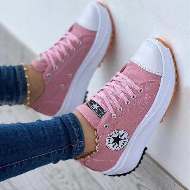 Zapatillas deportivas ortopédicas con plataforma para mujer