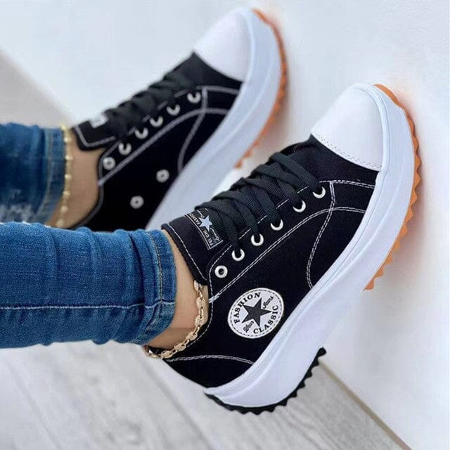 Zapatillas deportivas ortopédicas con plataforma para mujer