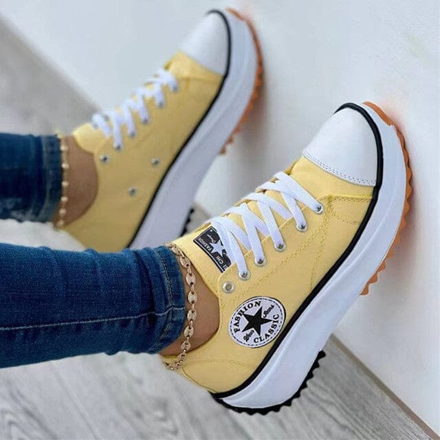 Zapatillas deportivas ortopédicas con plataforma para mujer