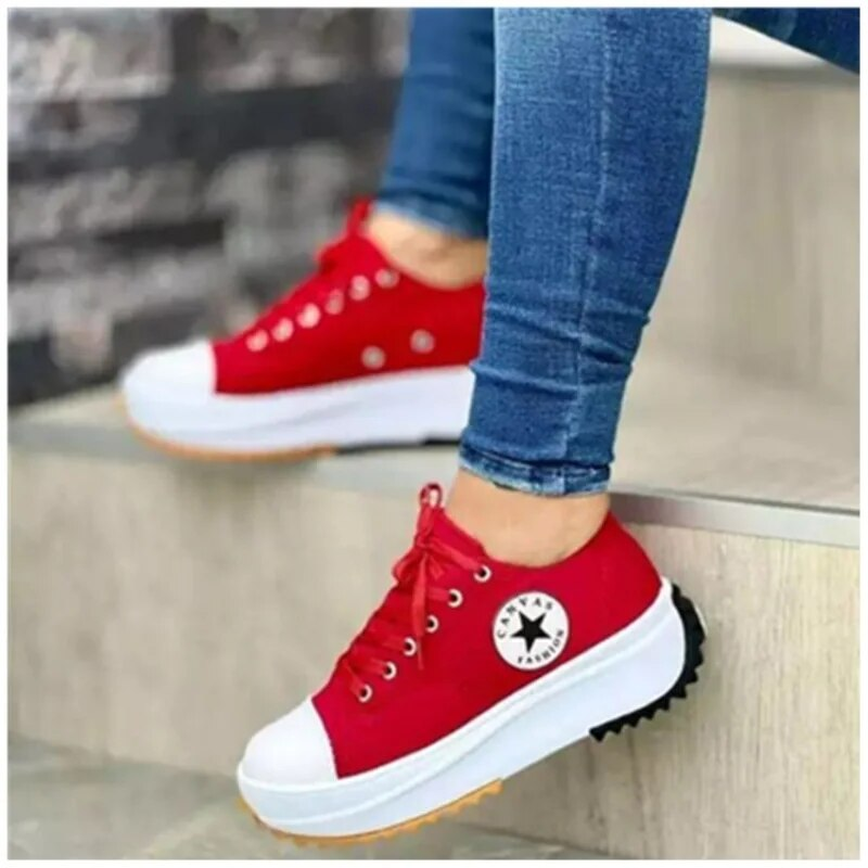 Zapatillas deportivas ortopédicas con plataforma para mujer