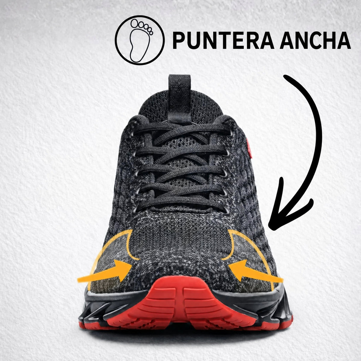 Zapatillas deportivas ortopédicas para hombre con suela de soporte