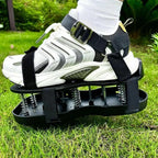 Zapatos aireadores para el cuidado del césped sin esfuerzo