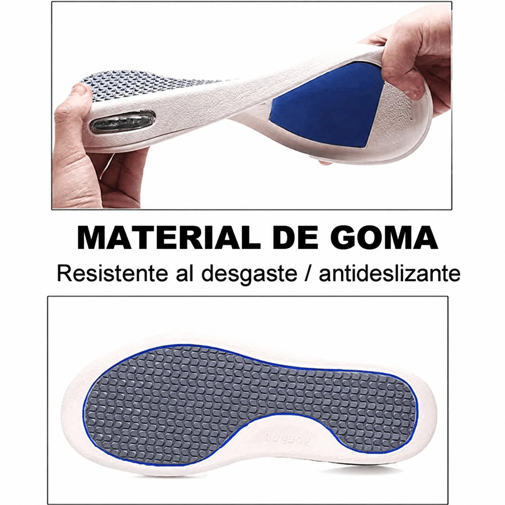 Zapatos diabéticos extra anchos con espuma viscoelástica: alivio de presión y comodidad